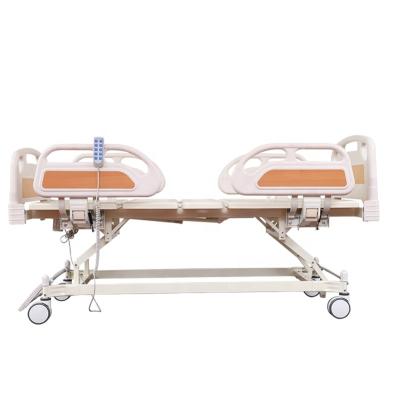 中国 Home Nursing Electric Medical Bed 5 Centers Function Multifunctional Patient Adjustable Hospital ICU With Cheap Price 販売のため