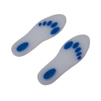 China Custom Full Body Silica Gel Silicone Running Insole For Feet Flat Insoles Arch Support Orthopedic Plantar Fasciitis en venta