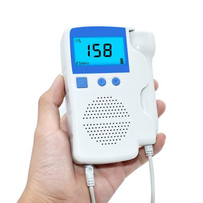 China Home Clinic Hospital Bady Heartbeat Sound Detect Fetal Doppler Machine for sale