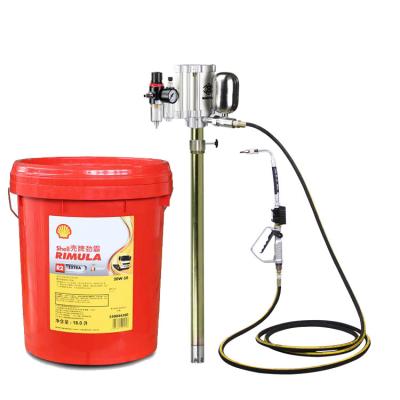 China Automotive Industry High Pressure Pneumatic Automotive Lubricating Plunger Pump With Digital Flow Meter Oil Gun for sale