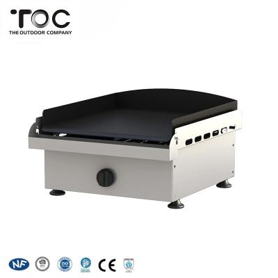 China Easily Assembled Stainless Steel Portable Single Outdoor Gas Plancha Burner BBQ Grill for sale