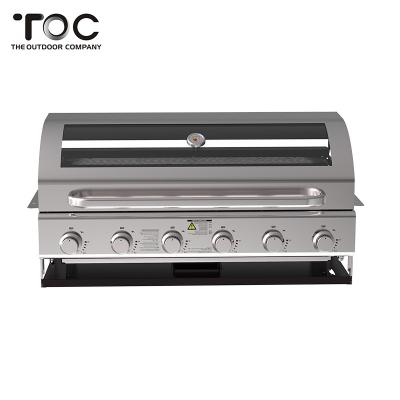 China Easily Assembled Best Selling Adjustable Indoor Cooking Tools Built-In Stainless Steel Gas BBQ Grills for sale