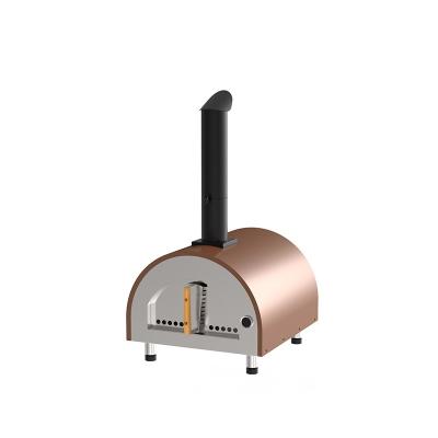 China 16 Inch Mini Pizza Oven Dome Outdoor High Quality Wood Fired Gas Stainless Steel Pizza Oven for sale