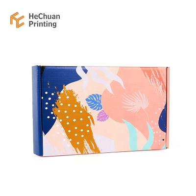 China Hot-selling foldable corrugated packing box factory direct manufacturing box kids paper box graffiti tool packaging recyclable in batches for sale