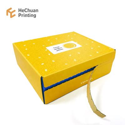 China High End Recyclable Fruit Packaging Box Tear Off Strip Mailer Box Self Adhesive Maile Boxes China Manufacturers and Suppliers for sale