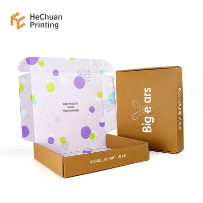 China Recyclable Custom Logo Folding Airplane Box Double Color Printing Corrugated Gift Packaging Mailing Boxes for sale