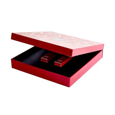 China Beautiful New Arrival Matt Lamination Custom Logo Makeup Lip Gloss Bronzing Coated Box Recyclable With Inner Support for sale