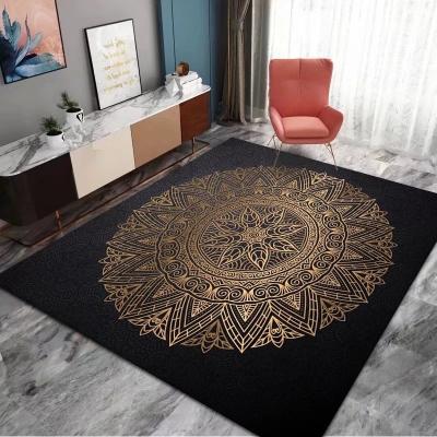 China Living Room Custom Moroccan Rug Blankets Printed Soft Printed Area Rug Washable for sale