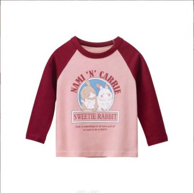 China Wholesale Kids Printing Logo In The Latest Long Sleeve Sports Running Casual Age Young Small Long Sleeve For Girl ChildG0001 for sale