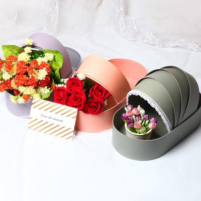 China FSC Recyclable Christmas Gift Crib Flower Box Crib Packaging Flower Paper Box for sale