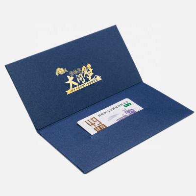 China Custom Design Logo Elegant Custom Paper VIP Card Package Box VIP Membership Credit Card Gift Box for sale