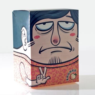 China FSC China Supplier Special Design Recyclable Cartoon Image Printing Food Packaging Zipper Custom Paper Gift Box for sale