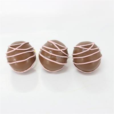 China World Food Plastic Artificial Model Craft Fake Chocolate With Gold Ring for sale