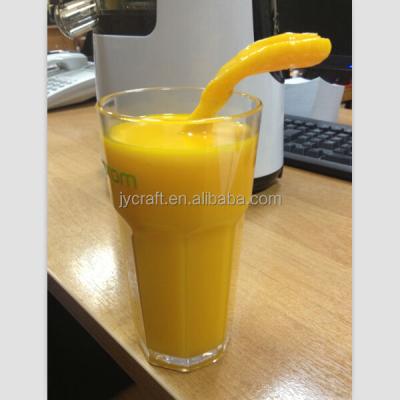 China Artificial Fake 3D Fun Express Decorative Food Pattern Fake Orange Juice for sale