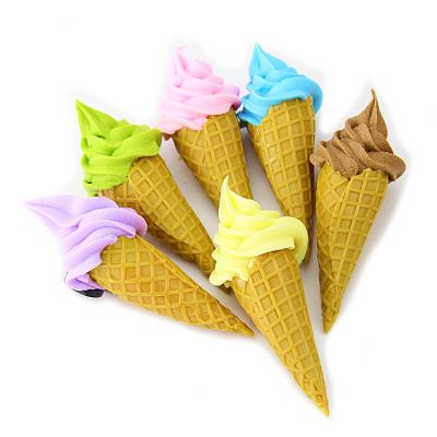 China 3D Mock Up Ice Cream Shape Fridge Magnet Hotsale Food Toy Assorted Colors 3D Mock Up Ice Cream Shape Fridge Magnet For Novelty Home Decoration for sale