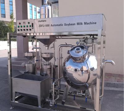 China Soymilk machine 500L/H bean grinder/automatic grinding machine/ automatic quantitative soybean feeding and grinding unit for sale