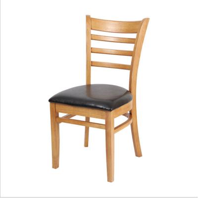 China Durable Modern Wood Chair Wooden Restaurant Chairs Wedding Dining Set Wooden Chairs for sale