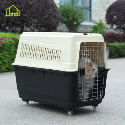 China Wholesale Qualified Breathable Pet Supply Dog Flight Cage Travel Carrier Pet Cages for sale