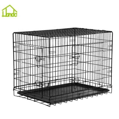 China Small Breathable Folding Dog Cage For Easy Assembly for sale