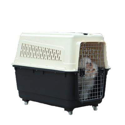 China Breathable Plastic Expandable Cages, Carriers & Dog Carrier Air Carrier Pet Houses for sale