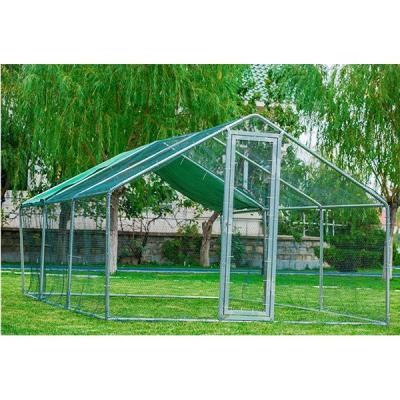 China Breathable Single Walk In Chicken Race Cage With UV And Waterproof for sale