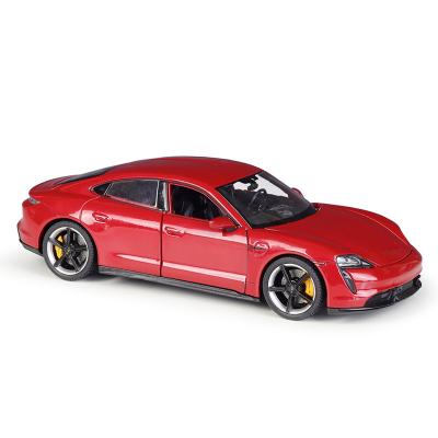 China Toy Welly Diecast Car Model Static Scale 1/24 Diecast Alloy Children's Taycan Turb S Toy Decoration Toy Car Model for sale