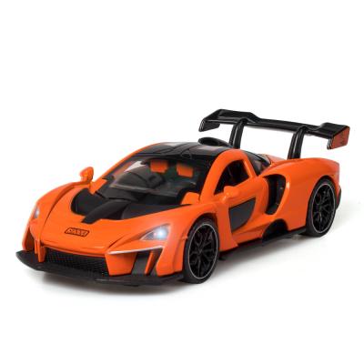 China Diecast Toy 1:32 Diecast Alloy Car Model Sound Pull Back MACLAREN Senna Racing Car Model for sale