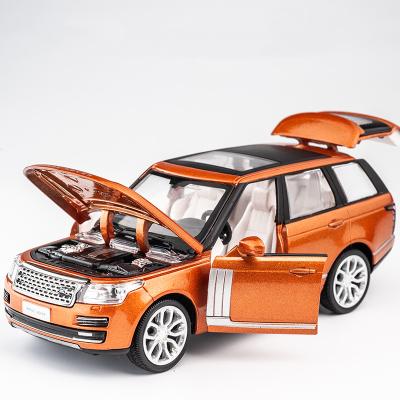 China Toy Model Car Toy Diecast 1/34 Scale Alloy Pull Back Vehicles Range Rover Model Car Toys For Children for sale