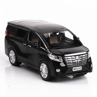 China 1:24 Diecast toy vehicle nanny car alloy model mvp simulation car diecast model pull back car Toyota Elfa for sale