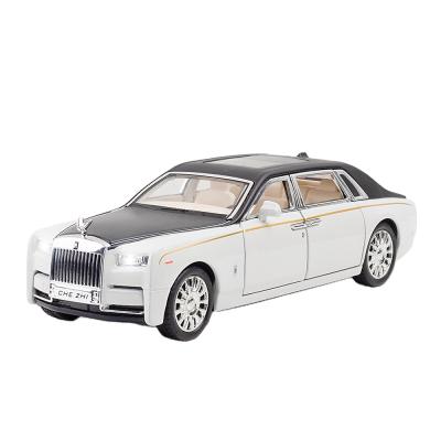 China Diecast Rolls Royce Phantom Model Car Zinc Alloy 1:32 Diecast Toy Car Sound And Pull Back Model In Diecast Toy Vehicles Car for sale