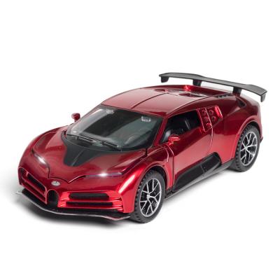 China 1:32 Scale Diecast Bugatti Centodieci Race Car Model Alloy Diecast Toy Pop Pull Back for sale