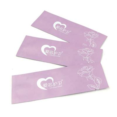 China Disposable 3 Sides Heat Sealed Plastic Towel Wrapping Wrap Mat for sale