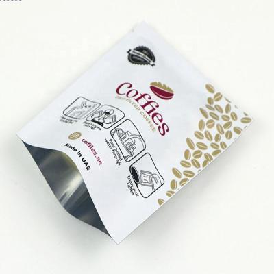 China Coffee Moisture Proof Packaging Heat Sealed Small Pure Aluminum Foil Open Top Bag for sale