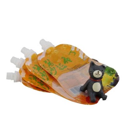 China Recyclable Sauce Packaging Spout On Top Sprung Stand Up Pouch for sale