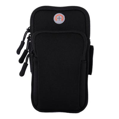 China Shockproof Outdoor Sports Arm Bag Fitness Jogging Armband Running Bags For Men Women Universal 7 Inch Large Capacity Mobile Phone Arm Bag for sale