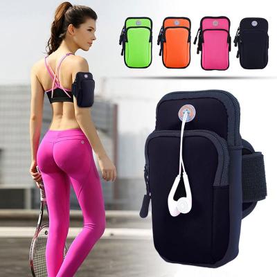 China Outdoor Sports Shockproof Multifunctional Armband Arm Pack Bag Gym Fitness Mobile Phone Bag Casual Key Holder for iPhone 13 pro max for sale