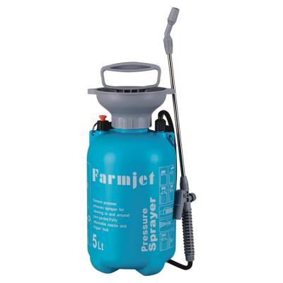 China Agriculture 5L Stainless Steel Spray Boom NO-Slip High Pressure Tank Pump Garden Sprayer Plastic Hand Grip for sale