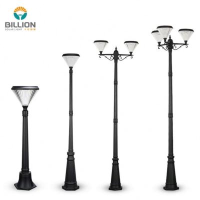 China 2019 New Design Garden Outdoor Lawn Road Lamp Black Integrated Led Solar Garden Light for sale