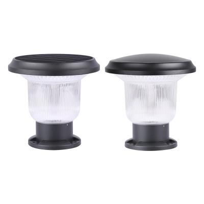 China Latest LANDSCAPE Design Induction Pillar Lamp Amazon Top Hot White Selling Led Solar Pillar Lights for sale