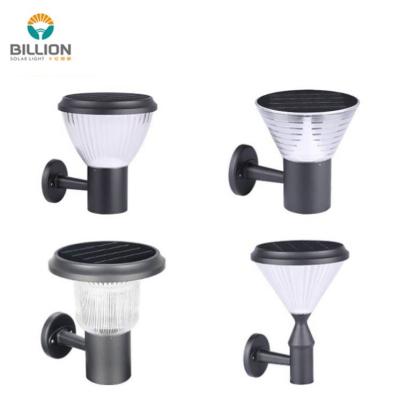 China Modern Outdoor Wall Lamp Night Light LED Aluminum Housing Wireless Waterproof Solar Lantern For Garden for sale