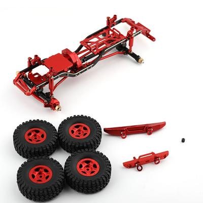 China RC Hobby Simulation SCX24 1/24 AXI00005 Jeep Metal Frame Axial Four-Wheel Drive Remote Control Climbing Off-Road Vehicle for sale