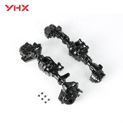 China RC Model 1/10 Rc Crawler Car Front Portal Axle Rear Axle Complete With Protective Shutter For Axial Scx10 for sale