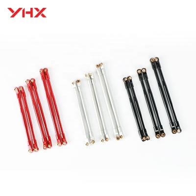 China Link Rod Kit Upgrade Aluminum Link Rod Set RC Hobby Linkage Pull Rod For 1/10 Axial Shell Scx10 Rc Car Accessories for sale