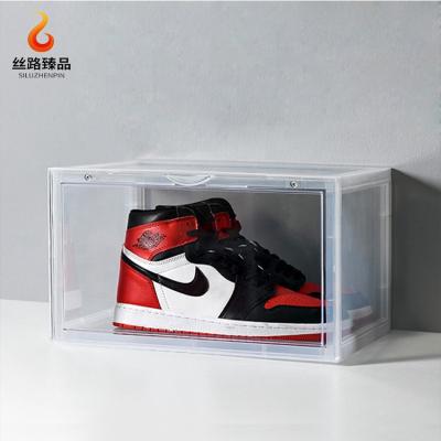 China Sustainable Shoes Box Transparent Plastic Storage Shoe Box Storage Containers for sale