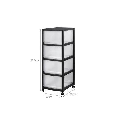 China Multi-layer transparent children's snack toy storage cabinet bedroom drawer storage cabinet type slot storage cabinet minimalist office for sale