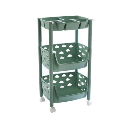 China Wholesale Household Kitchen Shelving Rack Food Fruit Vegetable Container Basket Viable Boxes for sale