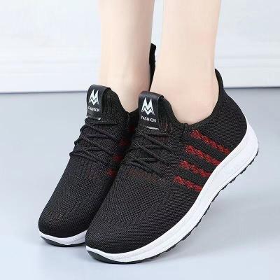 China 2022 Fashion Trend Fashion Design Walking Outdoor Shoes Women's Sports Air Fashion Breathable Sneakers for sale