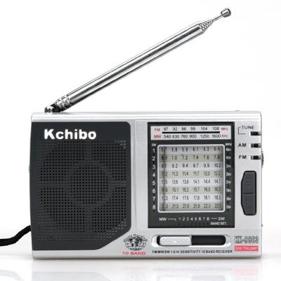 China Multiband Belt Clip Kchibo KK-9803 Factory Professional FM AM Switch Portable Radio With Extreme High Reception for sale