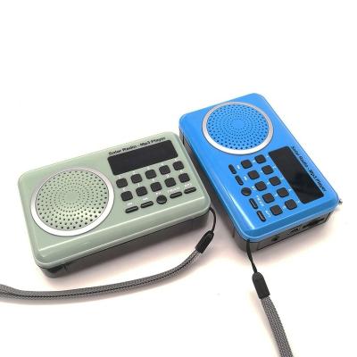 China 2019 Factory Price Eco-friendly Rechargeable USB TF Card FM AM Portable Radio With MP3 Player Loud Speaker for sale