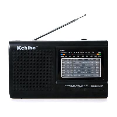 China China Manufacturer Eco-friendly Wholesale Custom Logo FM/MW/SW Kchibo 9 Band Portable Radio for sale